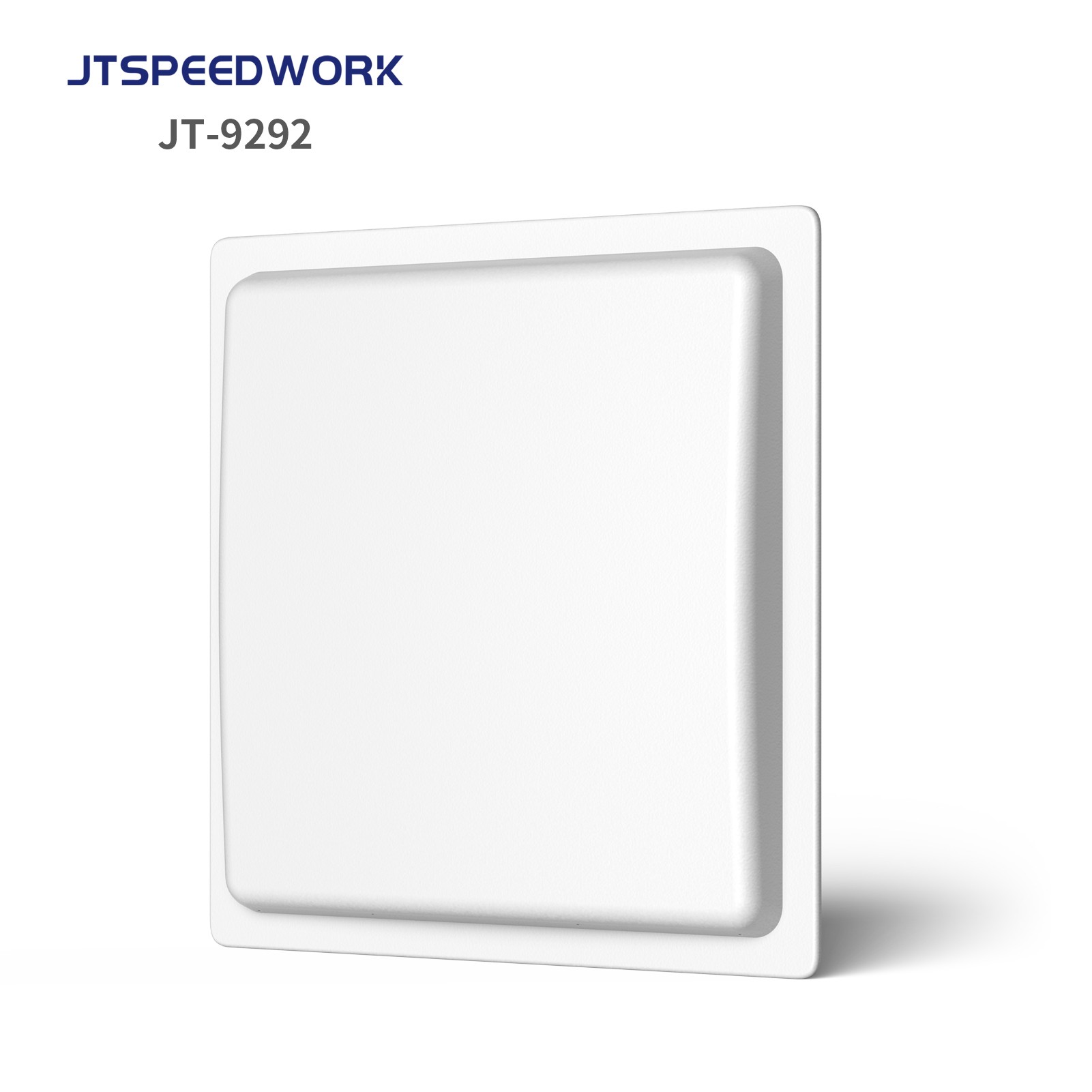 JT-9292 UHF RFID-lezer met geïntegreerd bereik (0-30 m) en meerdere tags, leesfrequentie 860-960 MHz.