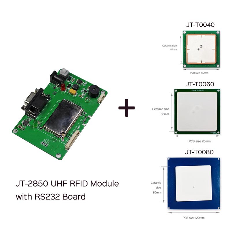 JT-2850 860-960MHz UHF RFID-lezermodule ontwikkelingskit voor RFID-projecten