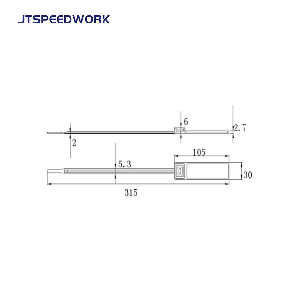 JT-Z10530 UHF RFID-kabelbindertag