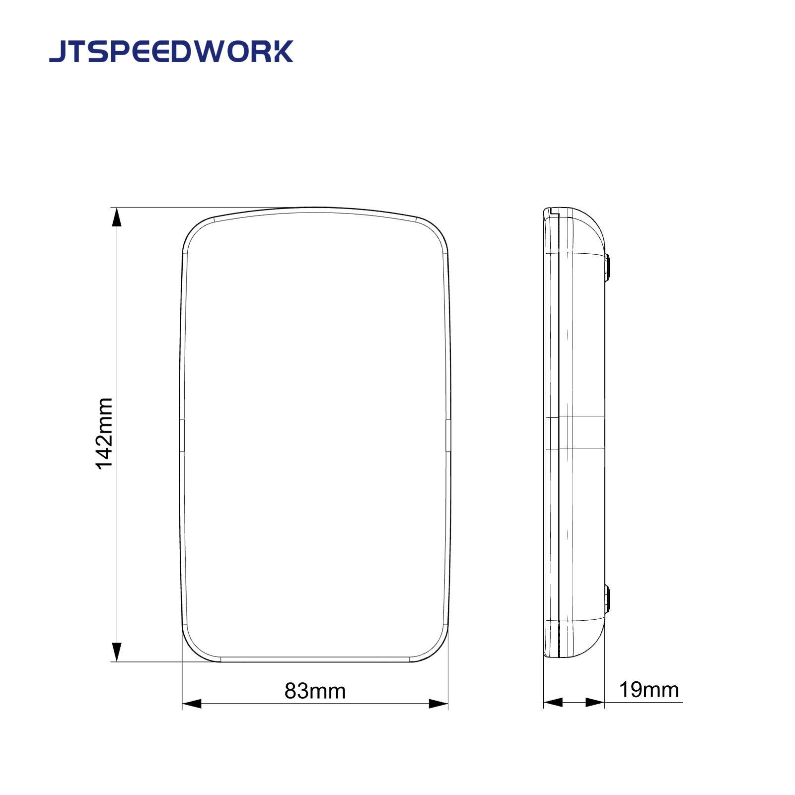 JT-6210 0-80cm UHF RFID Desktop USB-lezer/schrijver ISO18000-6C