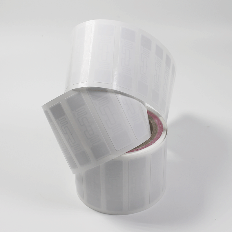 ISO/IEC 18000-6C gecoat papier blanco UHF RFID-tag