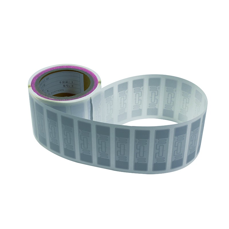 ISO/IEC 18000-6C gecoat papier blanco UHF RFID-tag