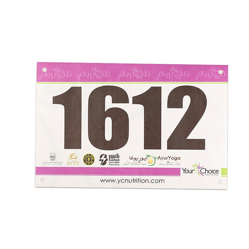 JT-240190 902-928MHZ Waterdichte RFID Tyvek Marathon Race Tag