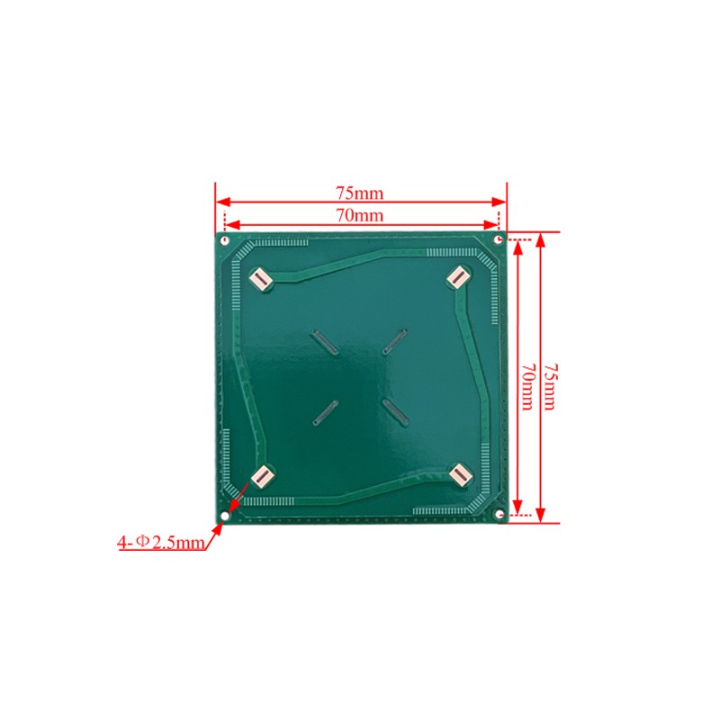 JT-T075R 4dBi 860-960MHz RFID UHF spiraalvormige circulair gepolariseerde antenne