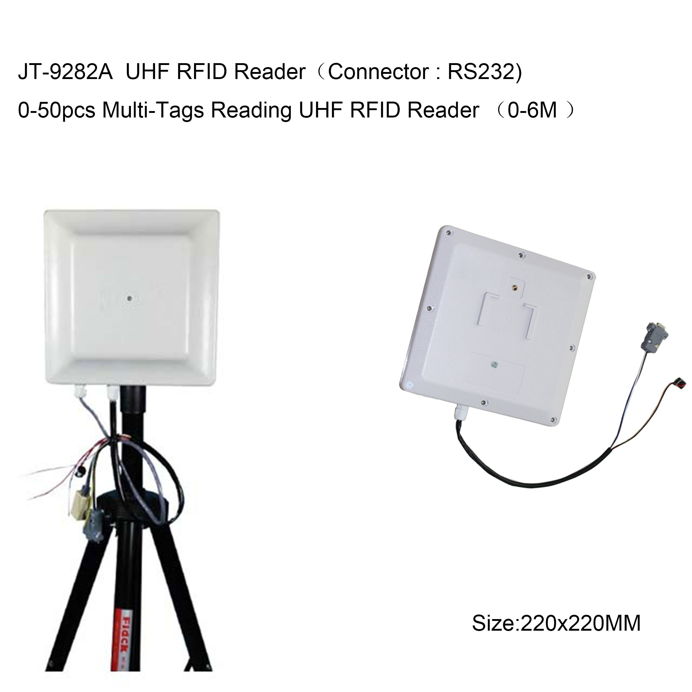 R2000 Multi-tags RFID-lezer voor middellange afstand (UHF) 0-6 meter