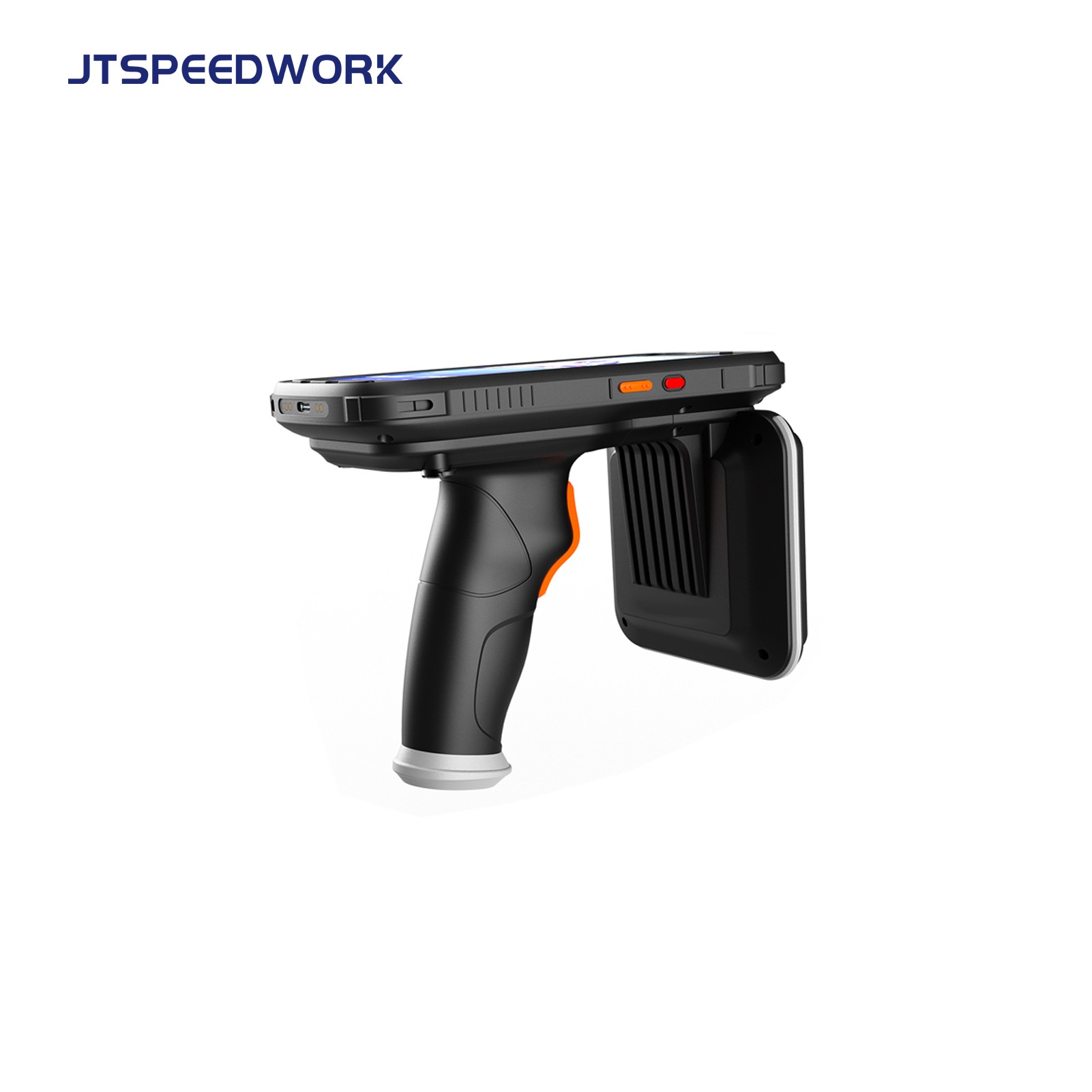 JT-973 Android 10.0 UHF RFID-handscanner met groot bereik Impinj E710 IP65 NFC 2D-barcodescanner