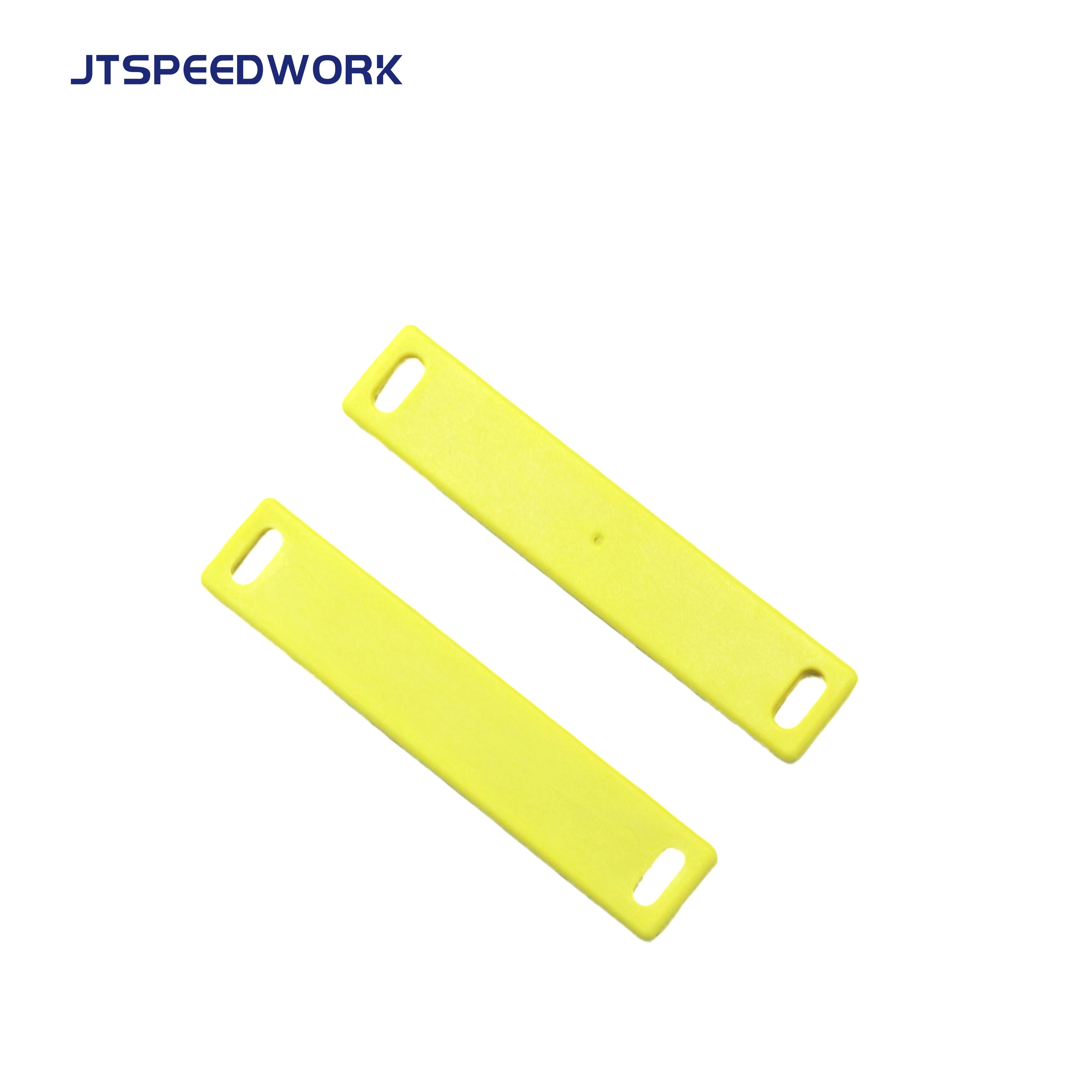 JT-K9018 90*18*4mm TPU UHF RFID Impinj Monza R6 Flexibele Anti-metaal Tag
