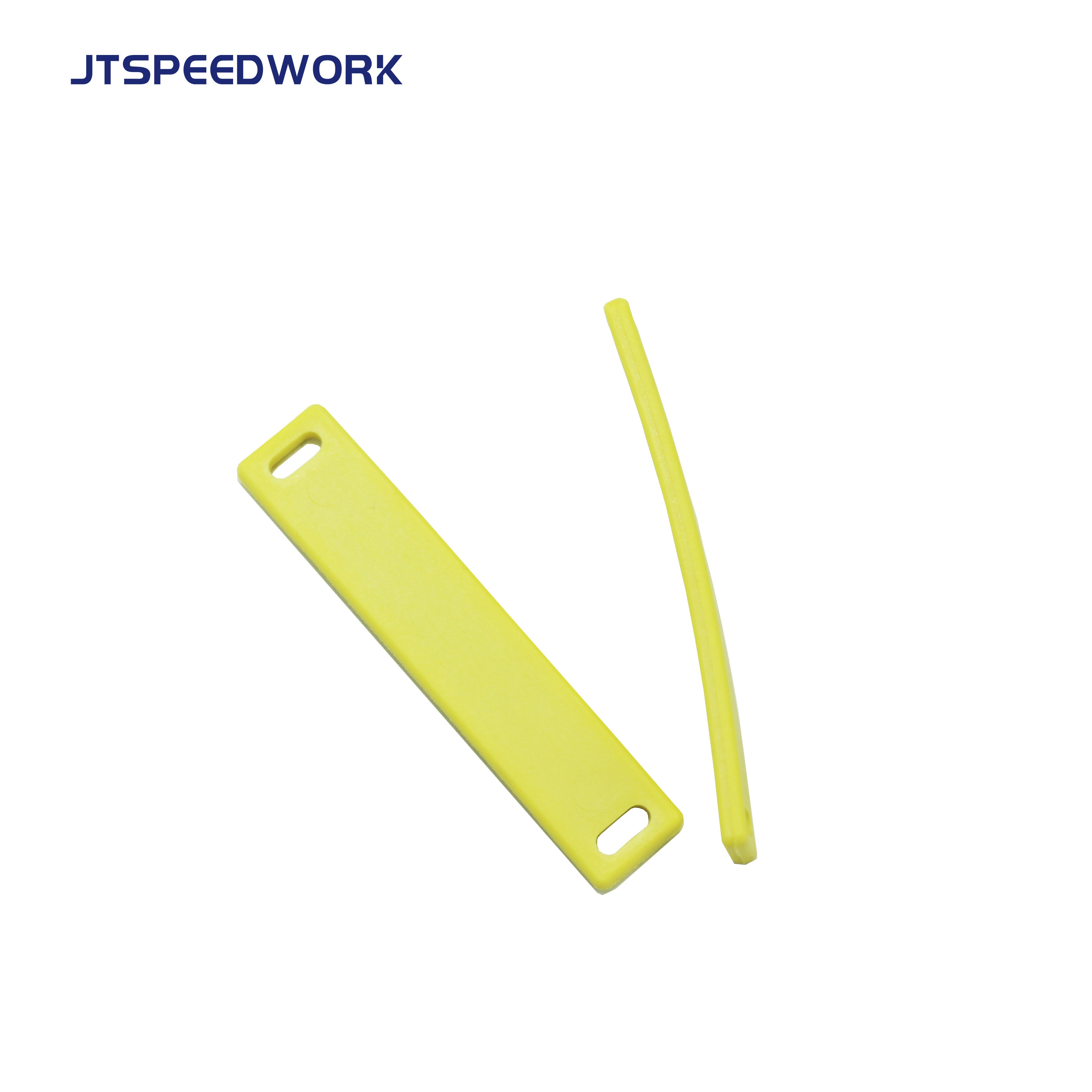 JT-K9018 90*18*4mm TPU UHF RFID Impinj Monza R6 Flexibele Anti-metaal Tag