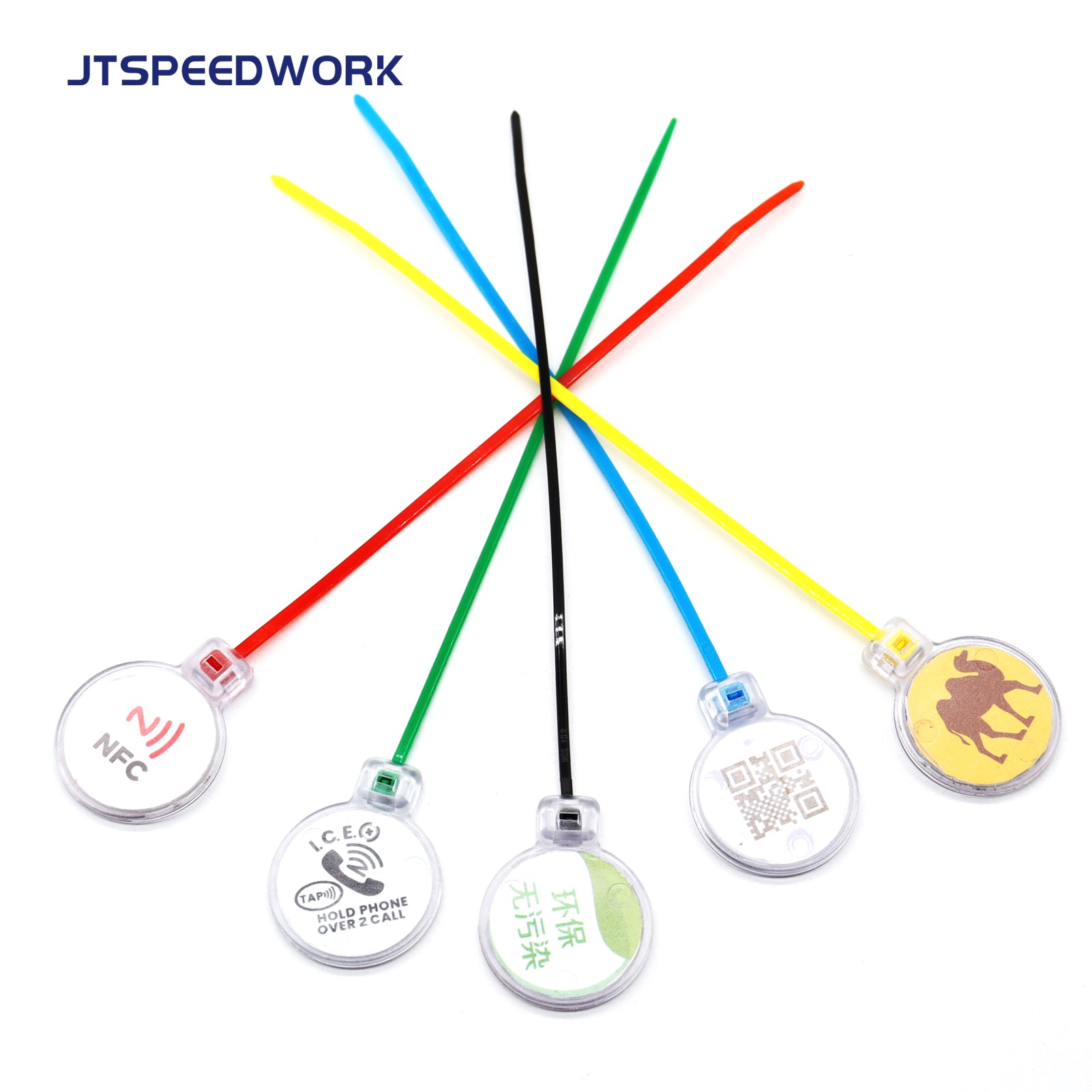 JT-ZD28T UHF/NFC/LF RFID-kabelbindertag IP67