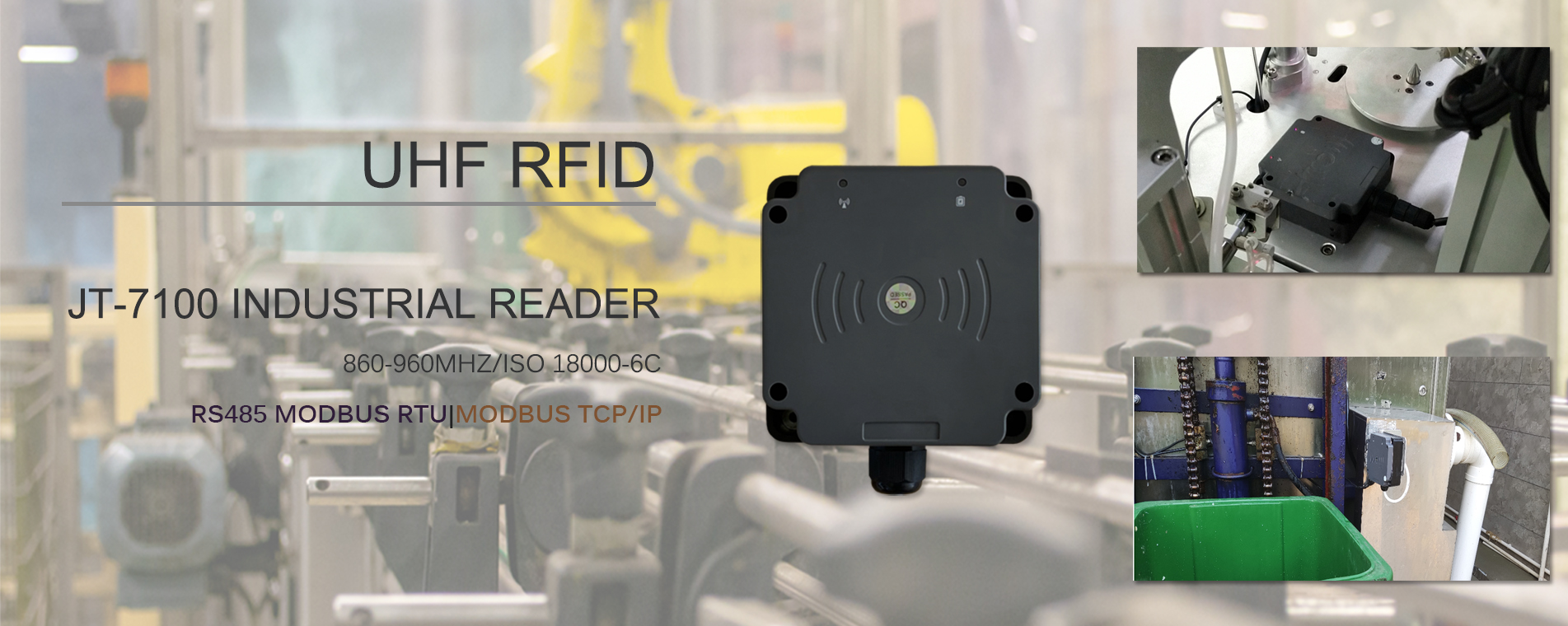 UHF RFID-lezer van industriële kwaliteit