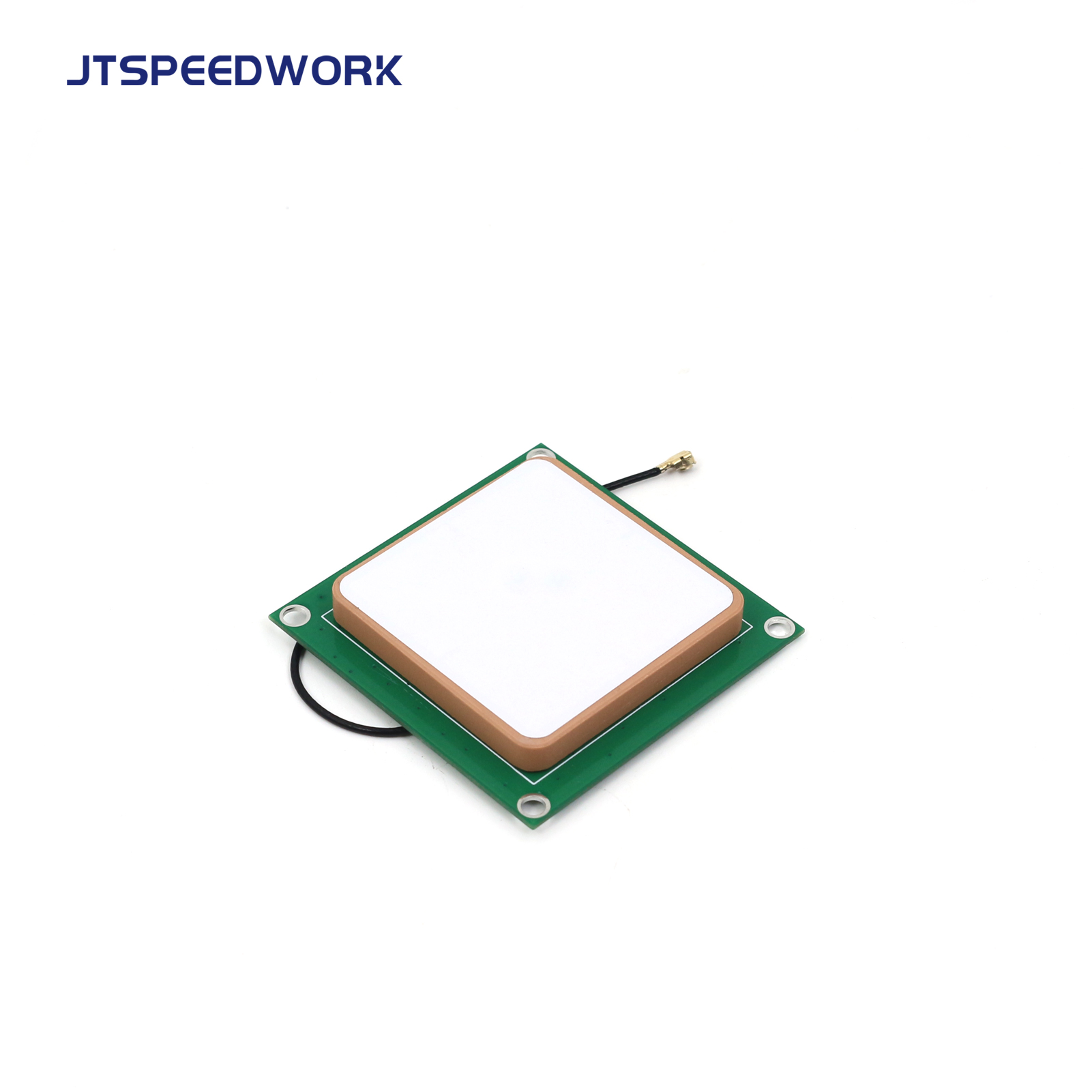 JT-T0040 3dBi UHF RFID keramische antenne 40*40mm 860-960MHz RHCP circulaire polarisatie aangepaste connector