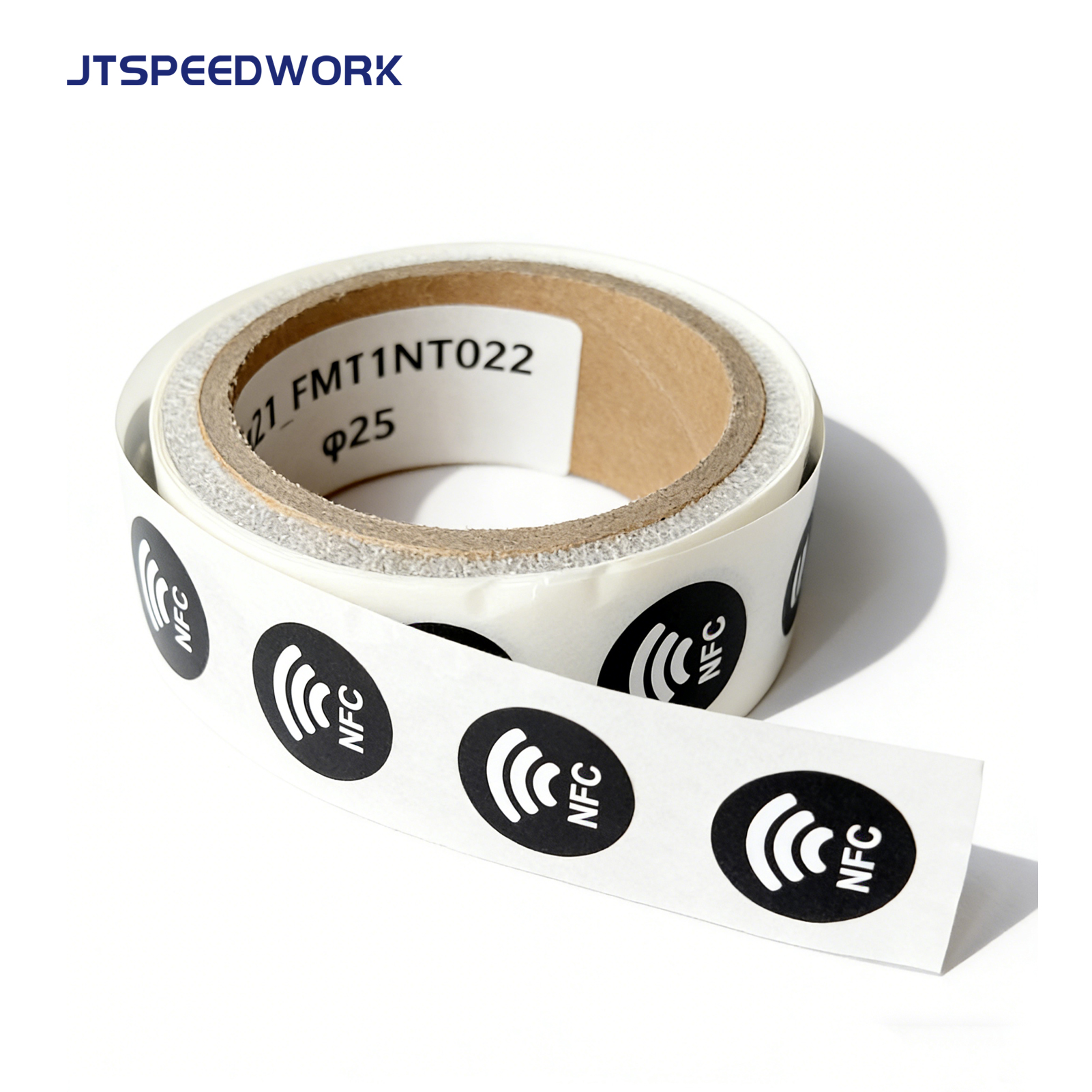 JT-I25-NFC 25mm HF NFC RFID Sticker with FM11NT022 chip